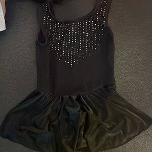 Youth 10/12 black dance leotard